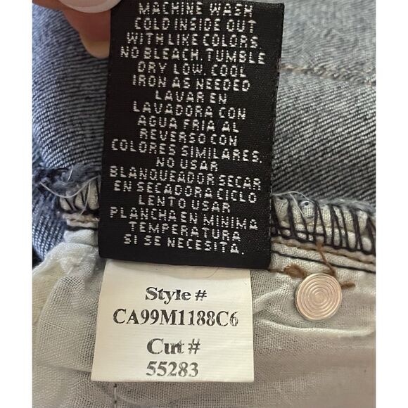 1822 Denim Adrianna Dark Wash Skinny Jeans High Rise Stretch Size 6 - Picture 9 of 16